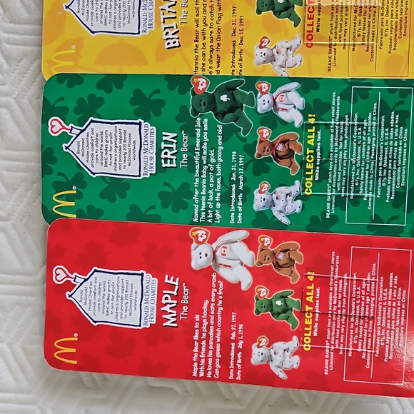 *RARE* Unopened Ty Ronald McDonald House Charities Full Set of 4 - Picture 8 of 12